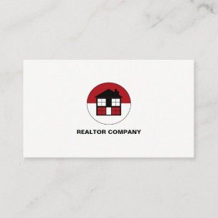 Visita Logotipo da Casa, Realtor, Agente de Estado Cartão