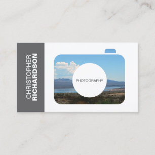 Visita LOGOTIPO da FOTO da CÂMERA para o cartão de visi