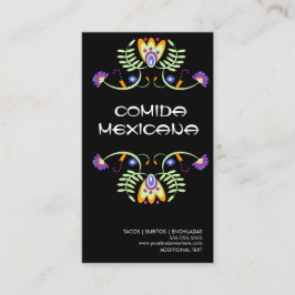 Visita Logotipo de Caminhão de Comida Mexicana no Cartão
