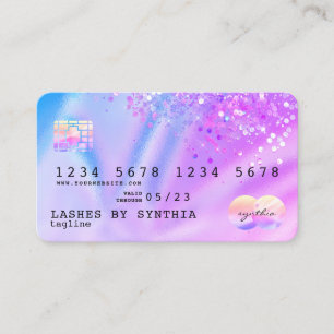 Visita Logotipo de cartão de crédito moderno do Unicorn H