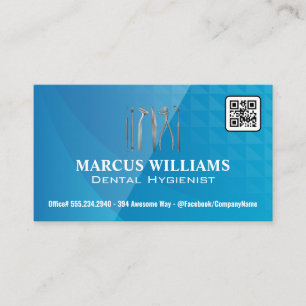 Visita Logotipo de ferramentas dentárias   Cartão de visi