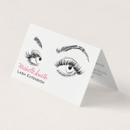 Visita Makeup Artist Lashes Brows Cartão de Lealdade