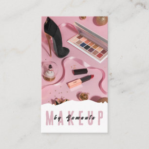 Visita Makeup PMU Microblading Henna Salon Cartão de visi