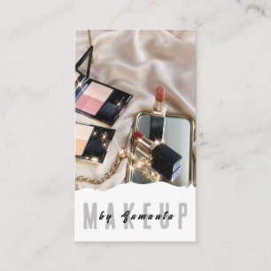Visita Makeup PMU Microblading Henna Salon Cartão de visi