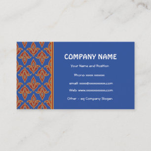 Visita Marinho francês formal, marrom e cartão de visit