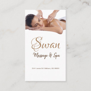 Visita Massage Therapist, Cliny, Wellness Cartão de visit