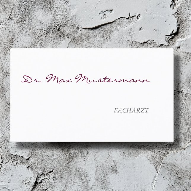 Visita Médico cartão de presentação (Criador carregado)