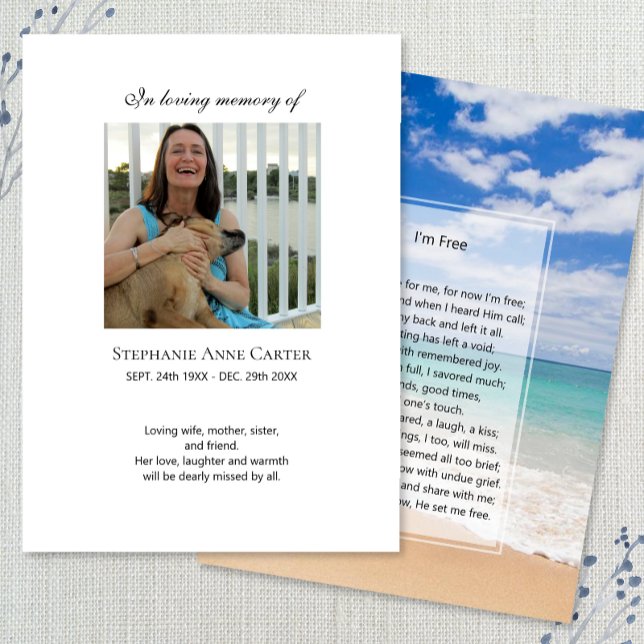 Visita Memorial fotográfico Eu sou Gratuito Cartão de ora (Criador carregado)