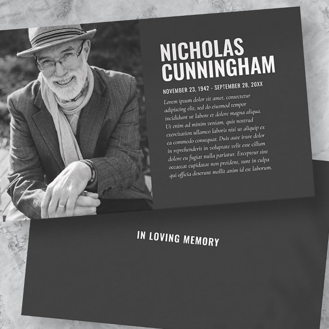 Visita Memorial Funeral Em Cartão com fotos De Memória De (Criador carregado)