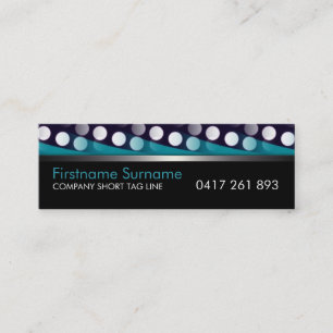 Visita Mini Branco Funky da cerceta dos padrões no cartão de