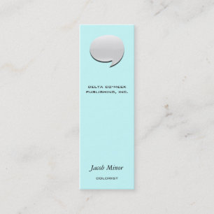 Visita Mini Cartão de bolha do discurso [3d]