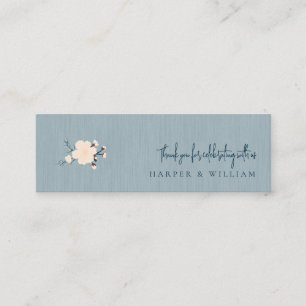 Visita Mini cartão de casamento das redes sociais japandi qr