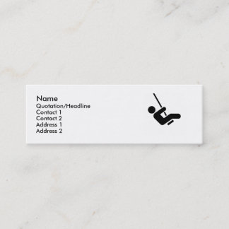 Visita Mini Cartão de Chamada de Swinger Azul