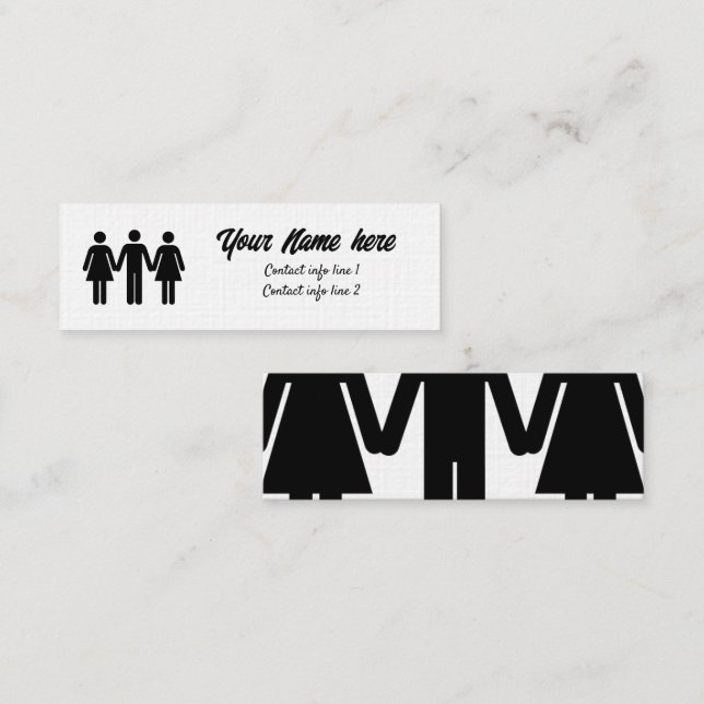 Visita Mini Cartão de chamada FMF (Frente/Verso)