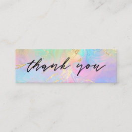 Visita Mini cartão de desconto fluido mármore