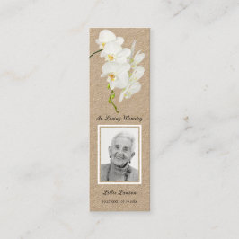 Visita Mini Cartão de Indicador de Fotografia Simples de Oraçã