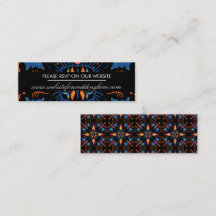 Cartão de Site Floral Preto de Elefante Indiano