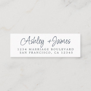 Visita Mini Devolver Cartão de Endereço com Data de RSVP na pa