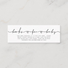 Visita Mini Escrito branco bonito Livros para o cartão de soli