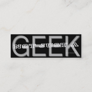Visita Mini Geek - Cartão pessoal de mídia social
