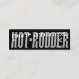 Visita Mini Hot-Rodder - Cartão pessoal de mídia social