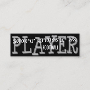 Visita Mini Jogador de futebol - Cartão Pessoal de Mídia Socia