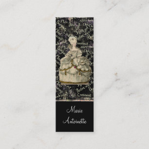Visita Mini Marie Antoinette Extravagant Dress ~ Cartão de vis