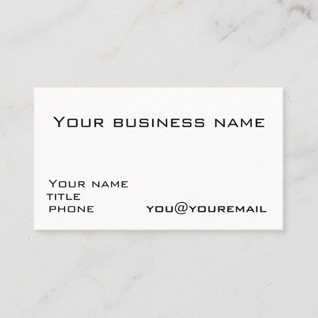 Visita Modelo de cartão de negócios com ícones sociais (Frente)