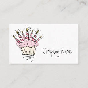 Visita modelo de cartão de negócios Cupcake