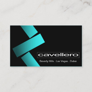 Visita Modelo de cartão de negócios de Cavellero