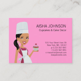 Visita Modelo de cartão de negócios de Cupake com o