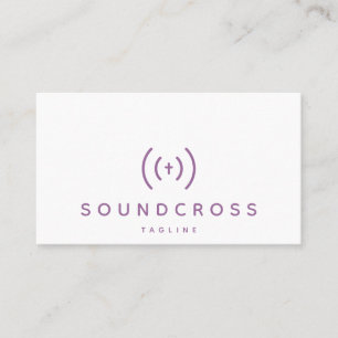 Visita Modelo de cartão de negócios de logotipo Cross & S