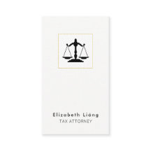 Modelo de cartão de negócios do advogado