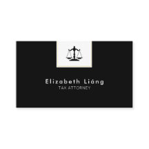 Modelo de cartão de negócios do advogado