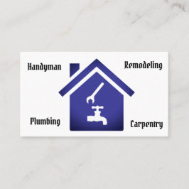 Visita Modelo de cartão de negócios do contratante