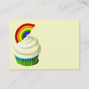 Visita Modelo de cartão de negócios do cupcake do