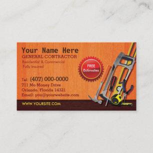 Visita Modelo de cartão de negócios do general