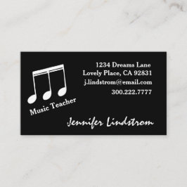 Visita Modelo de cartão de negócios do PROFESSOR de