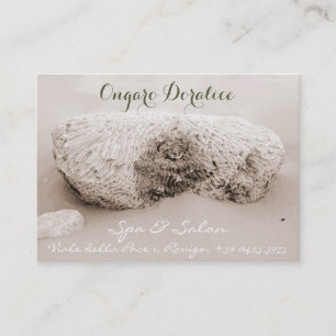 Visita Modelo de cartão de negócios dos termas, do sal