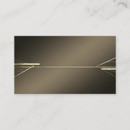Visita Modelo de cartão de negócios Dourado linear