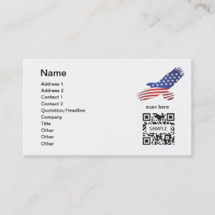 Visita Modelo de cartão de negócios Eagle