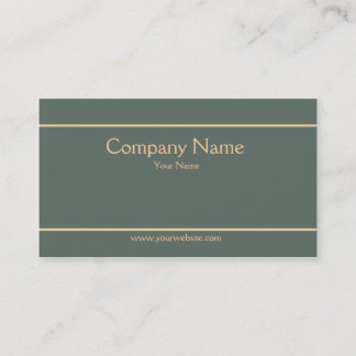 Visita Modelo de cartão de negócios elegante clássico