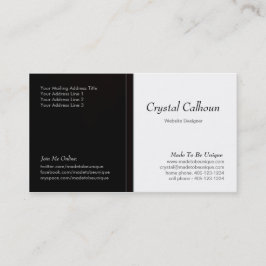 Visita Modelo de cartão de negócios - Escuro - Profission