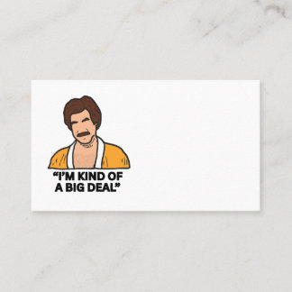 Visita Modelo de cartão de negócios - Eu sou meio que um 