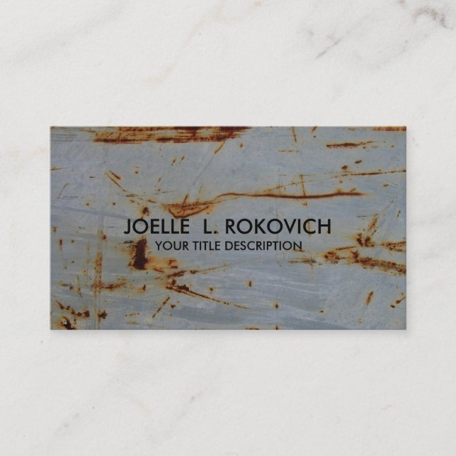 Visita Modelo de cartão de negócios genérico do Grunge (Frente)