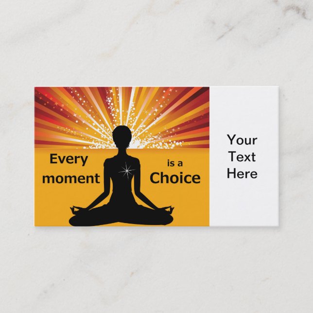 Visita Modelo de cartão de negócios inspirador (Frente)