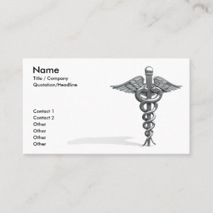 Visita Modelo de cartão de negócios médico mim