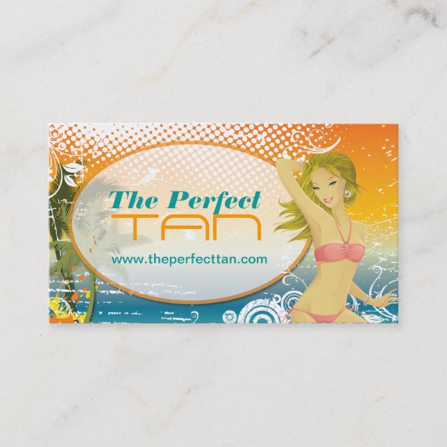 Visita Modelo de cartão de negócios móvel do salão de (Frente)