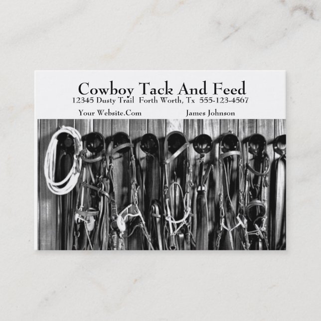 Visita Modelo de cartão de negócios ocidental da (Frente)