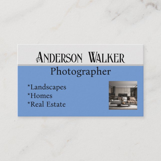 Visita Modelo de cartão de negócios personalizável (Frente)